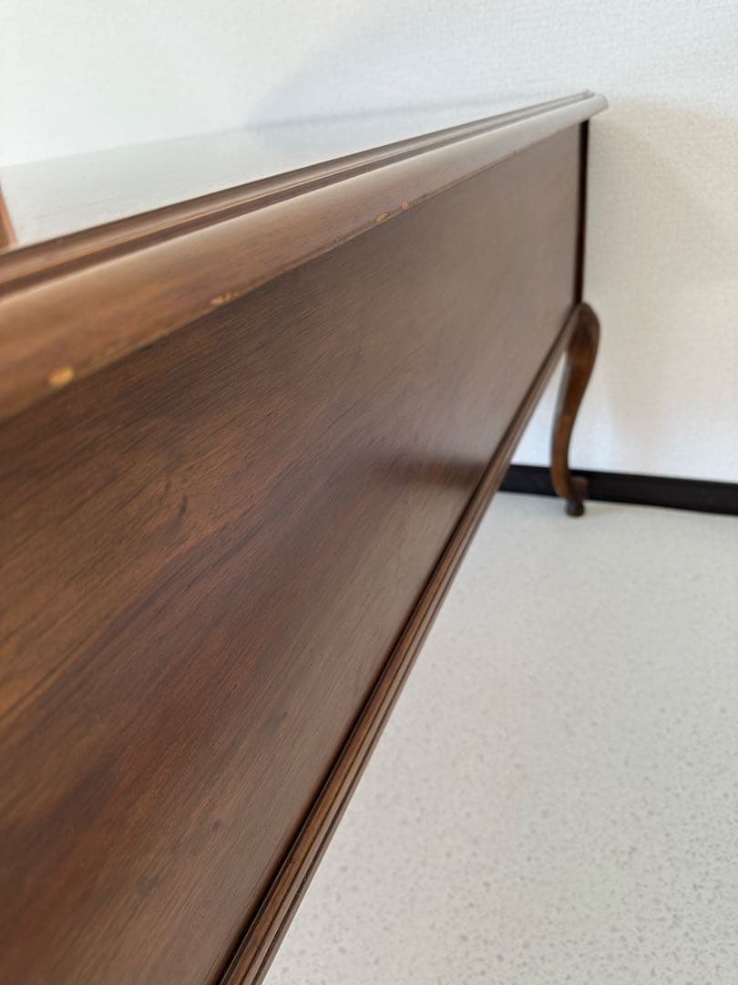 ヨーロッパ エグゼクティブ 猫脚 デスク 書斎机 両袖※i1※