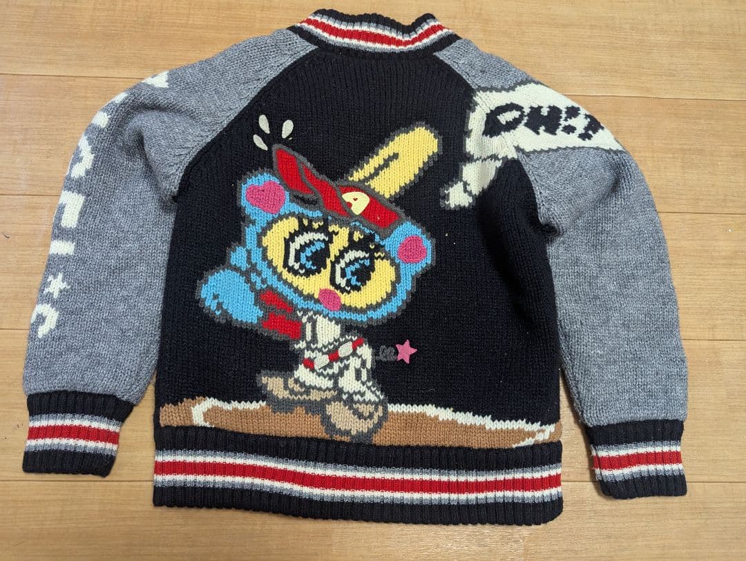 ANGEL BLUE M 150 ニットアウター　ニットジャケット　美品