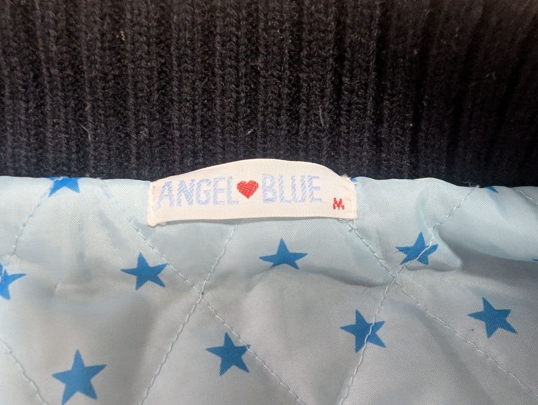 ANGEL BLUE M 150 ニットアウター　ニットジャケット　美品