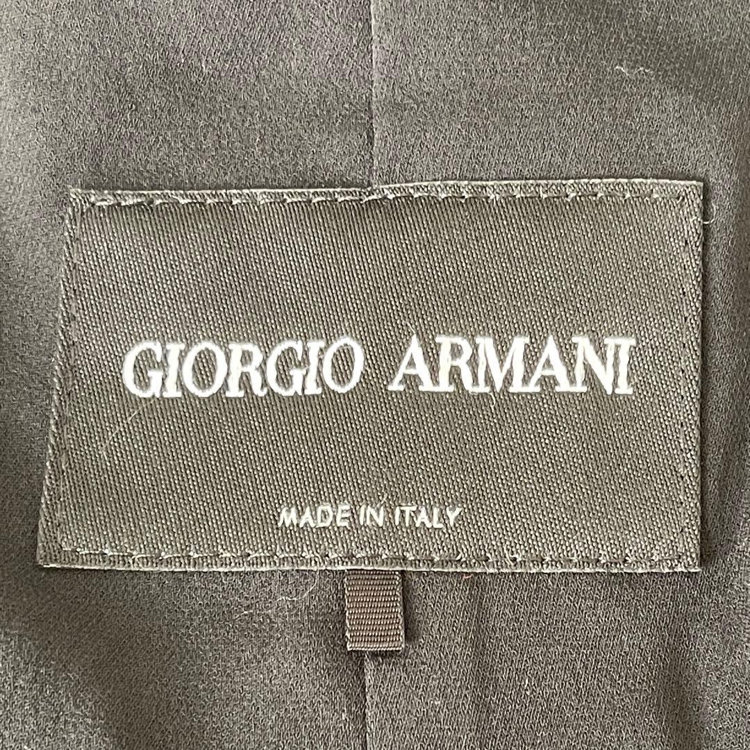 希少美品　 GIORGIO ARMANI　ケープコート　ブラック　46