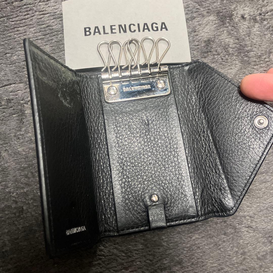 バレンシアガ　キーケース　キーリング　キーホルダー　ストラップ　財布