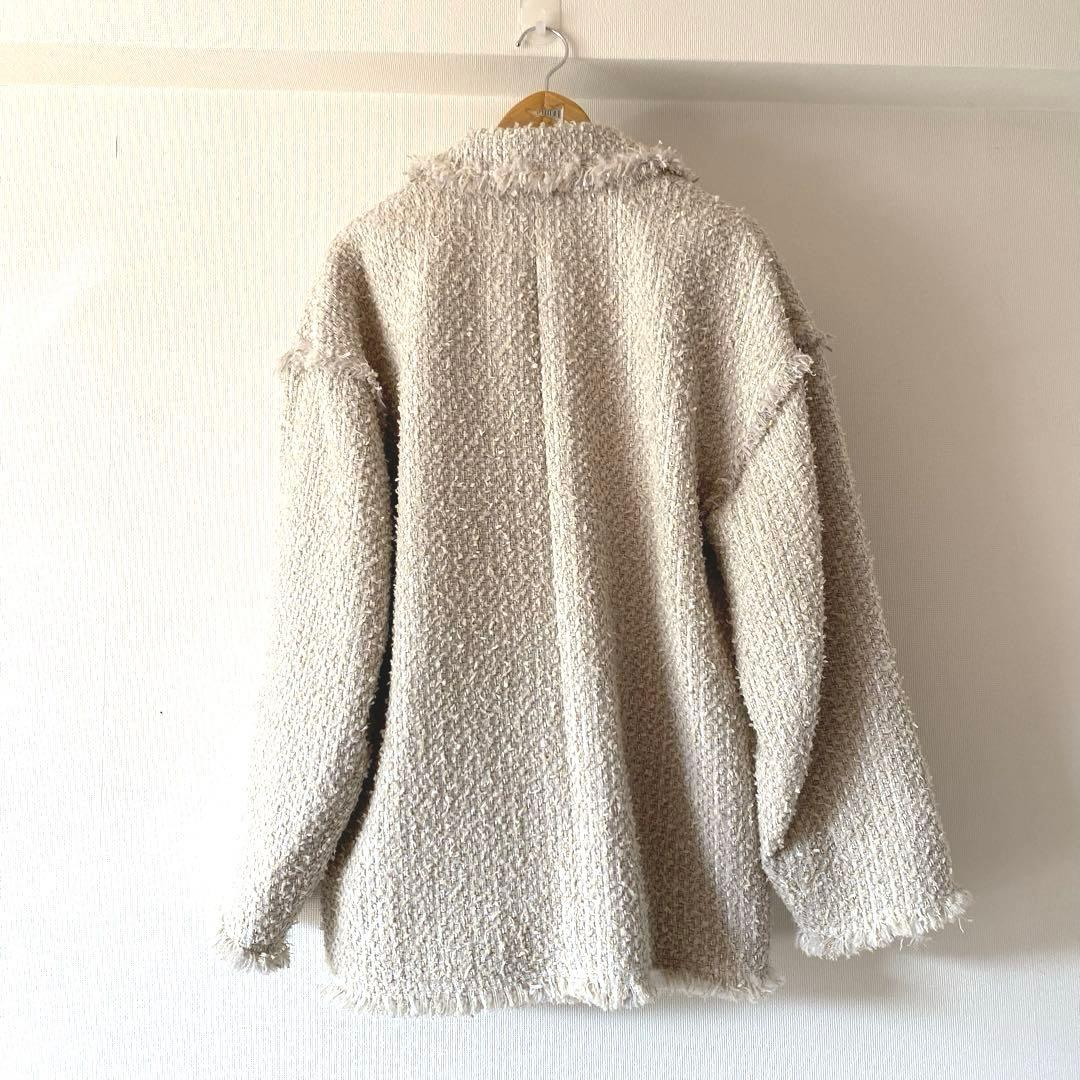 【新品、タグ付、訳あり】エポカ　ツイード　ジャケット　コート