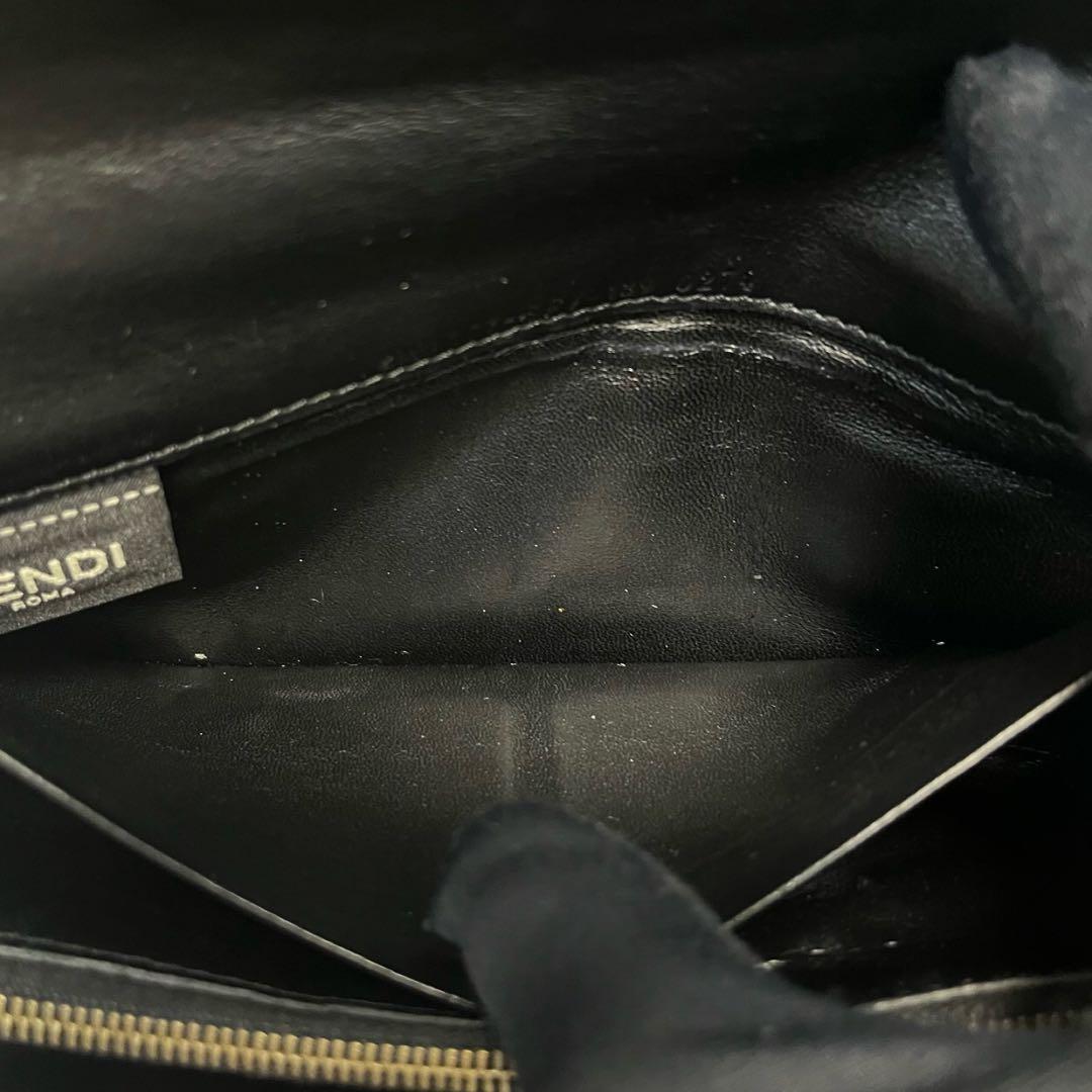 レア✨フェンディ 長財布 コンチネンタル ピーカブー ターンロック ブラック 黒