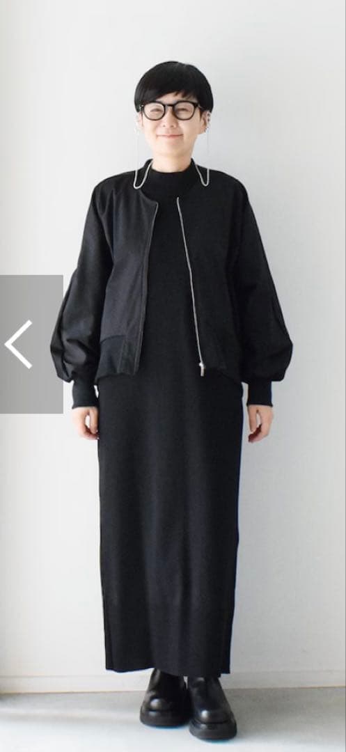 美品 SKEP skep 変形ショートブルゾン黒