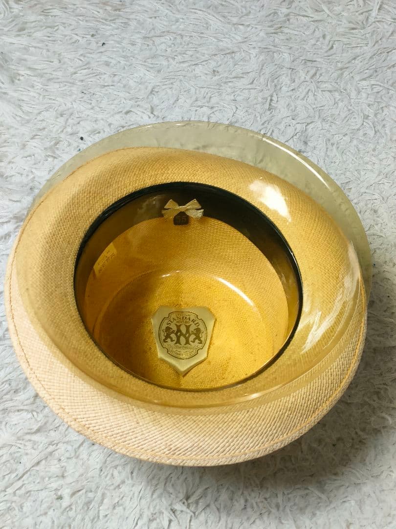 未使用　本パナマ　ハット　パナマハット