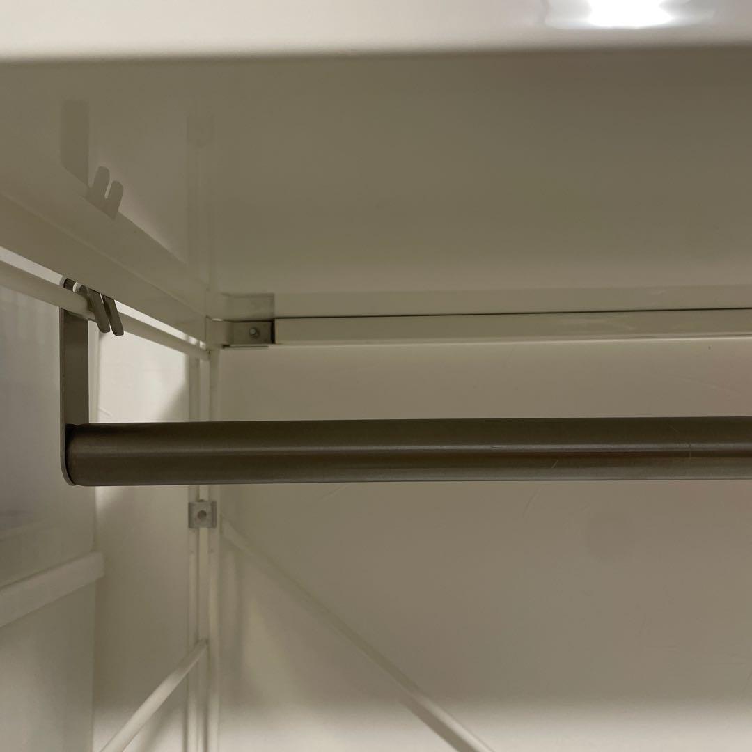 無印良品　スチールユニットシェルフ120×86 ※ワードローブなし