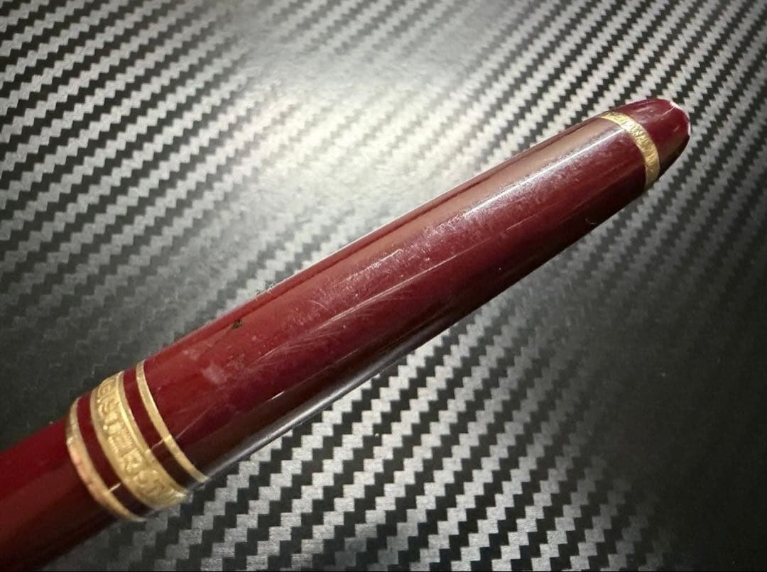 モンブラン マイスターシュテュック 144 ボルドー 全金 B 太字 万年筆