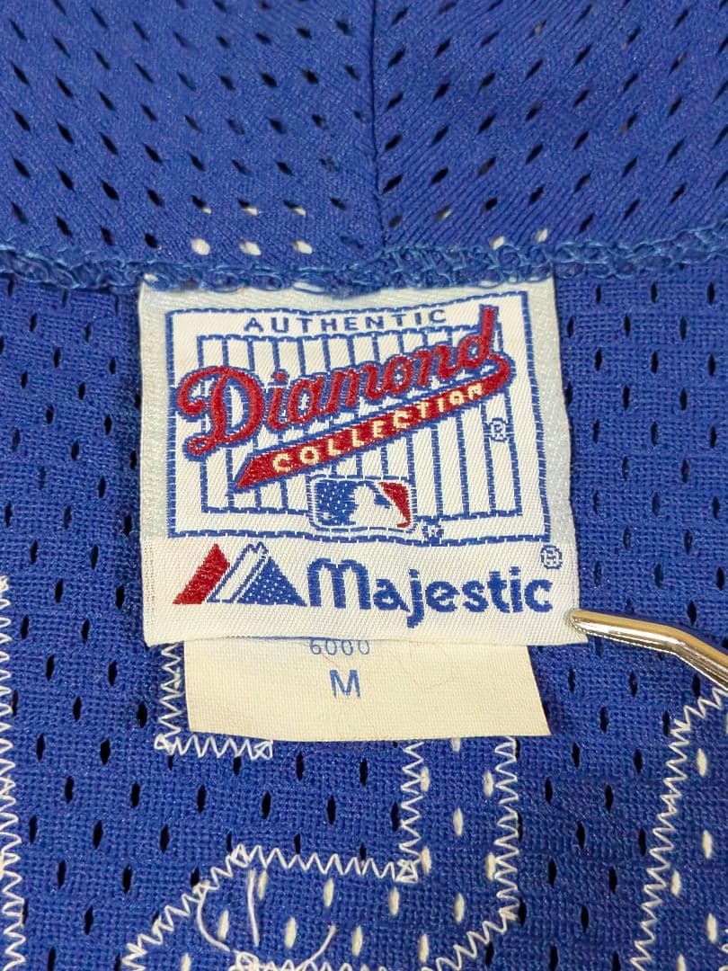 べアプ　90s USA製 マジェスティック　メッツ 吉井理人ユニフォームＭ