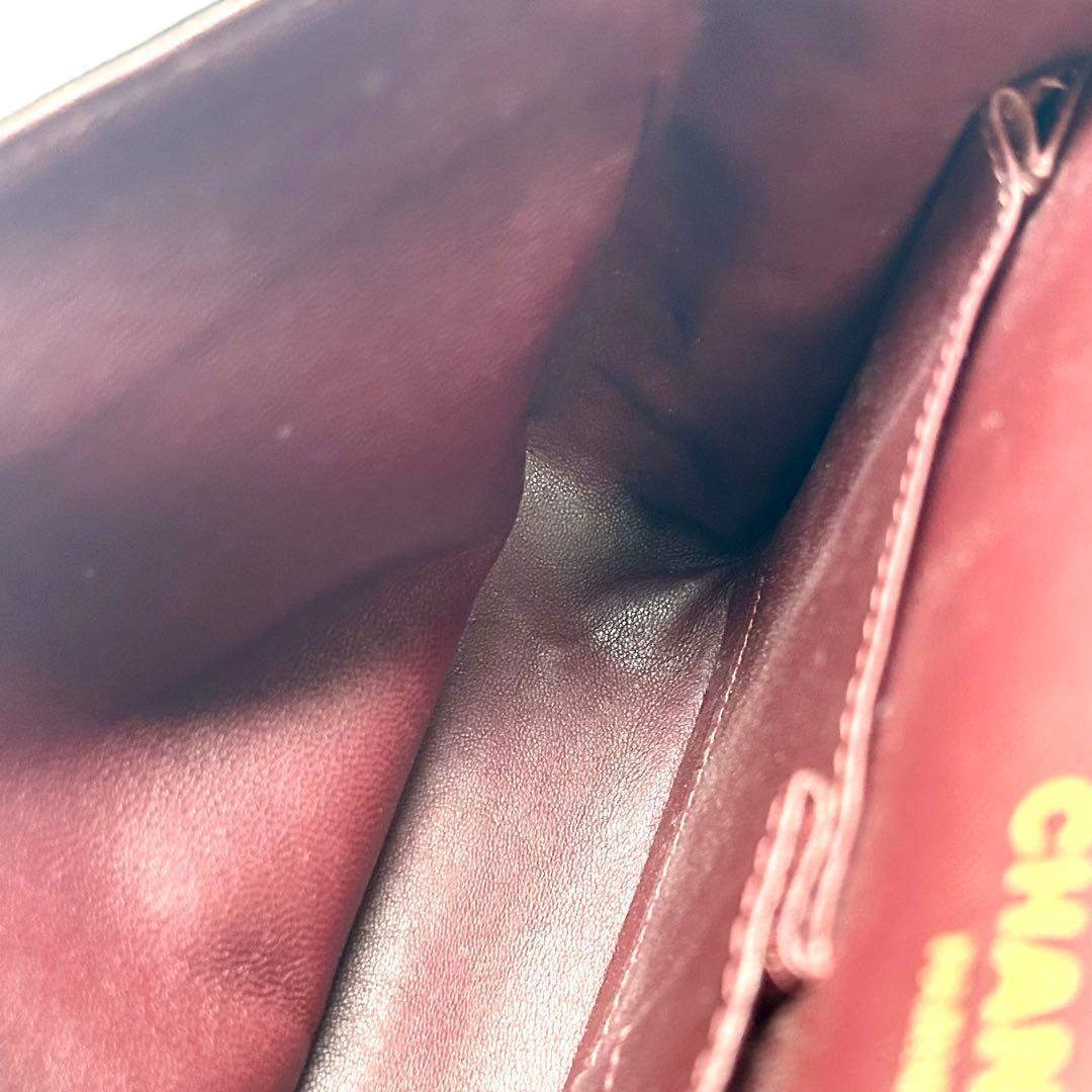 シャネル　マトラッセ コットン　ダブルフラップ　Wチェーン　ショルダーバッグ