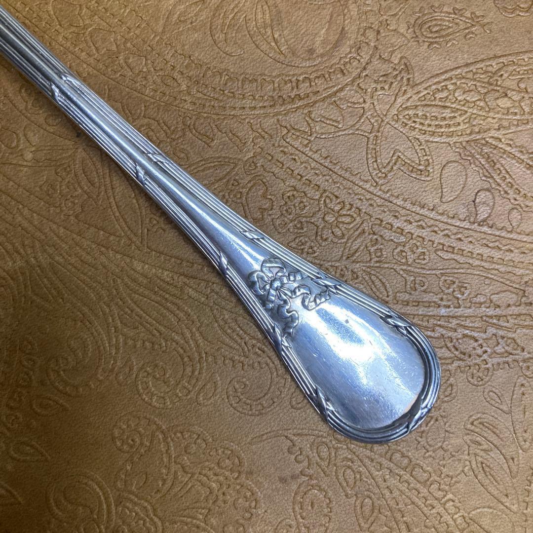 【ピュイフォルカ】純銀/100g スプーン フォーク 約18.5cm【エルメス】