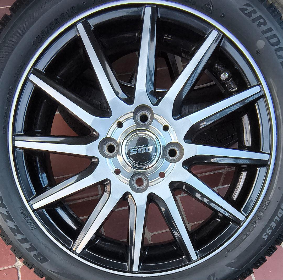 スタッドレス＆アルミホイール15インチ４本セット　送料込み