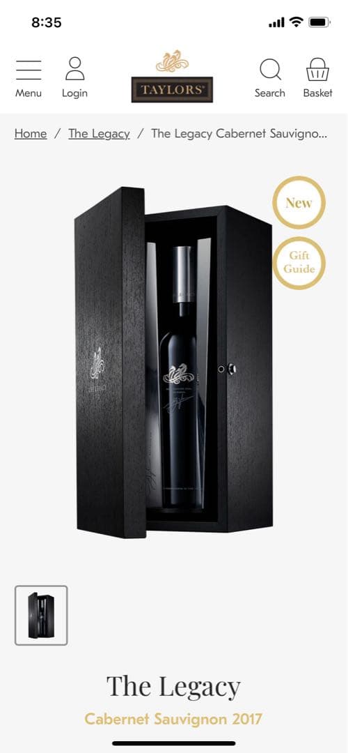 TAYLERS THE LEGACY ワイン ヴィンテージ　レア　高級品