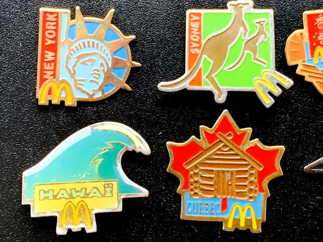 42639 たなか ピンバッチマクドナルド 世界の首都 11個×5セット
