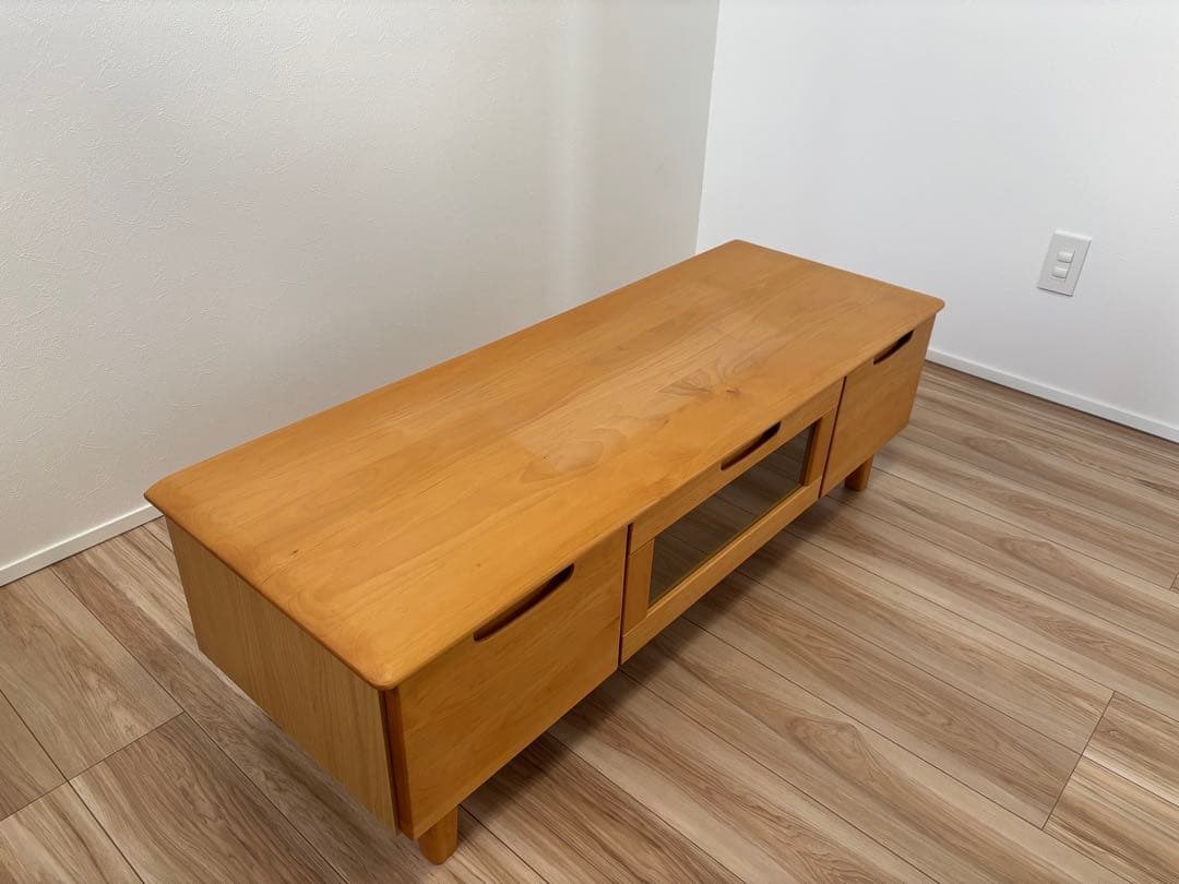 テレビ台　ERIS 120 アルダー材　無垢材　ナチュラル　北欧