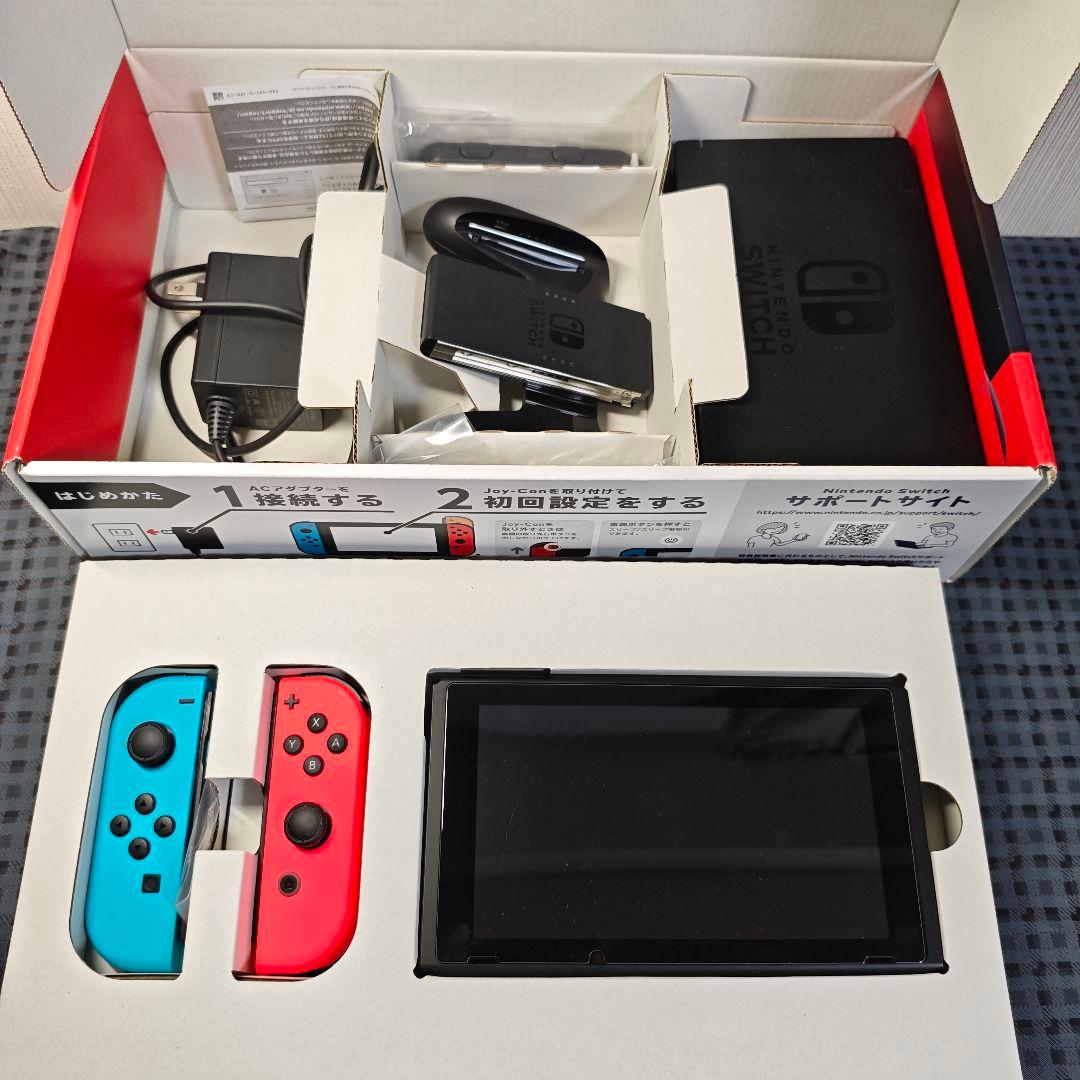 Nintendo Switch 本体 ネオンブルー・レッド　おまけ付