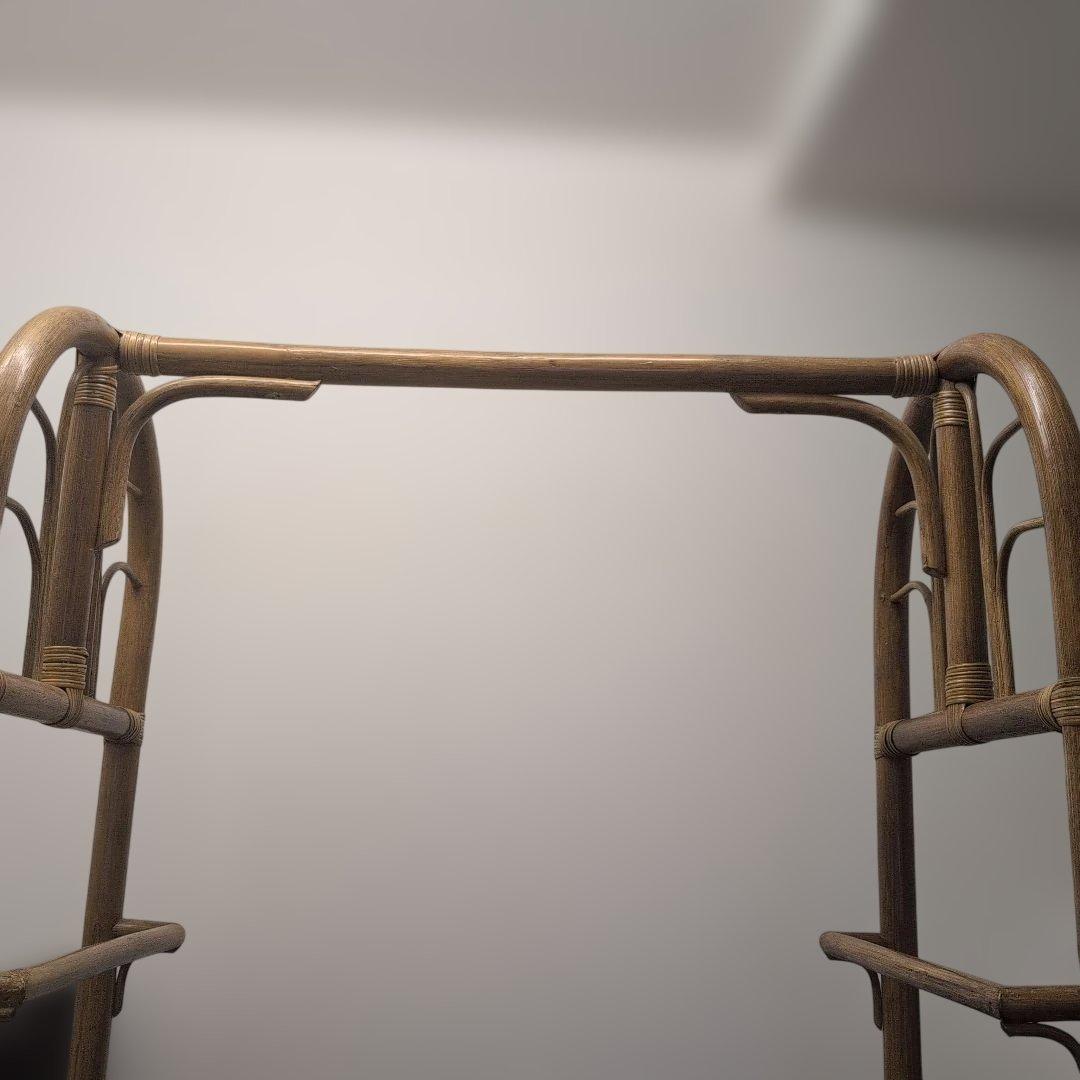 ラタン家具、ハンガーラック、籐家具ヴィンテージ