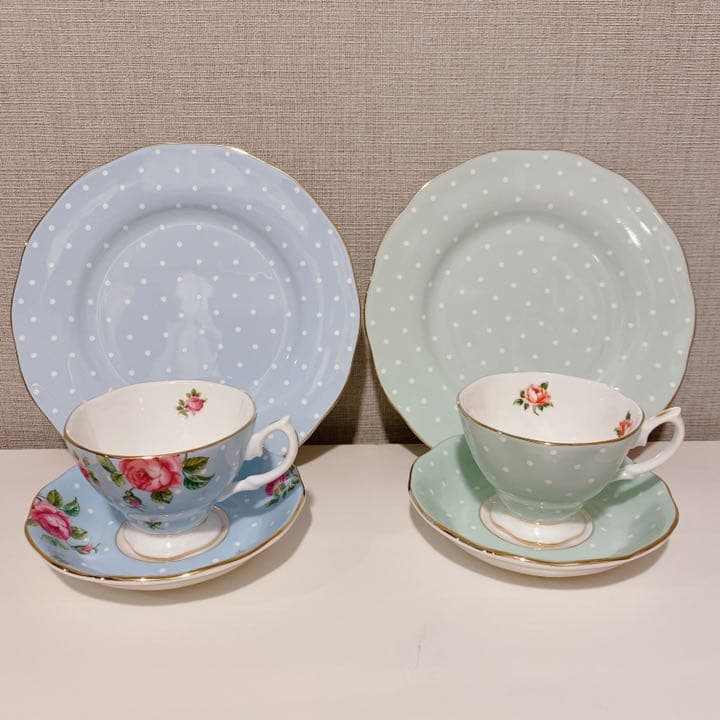 ロイヤルアルバート　ニューカントリーローズ　4セット