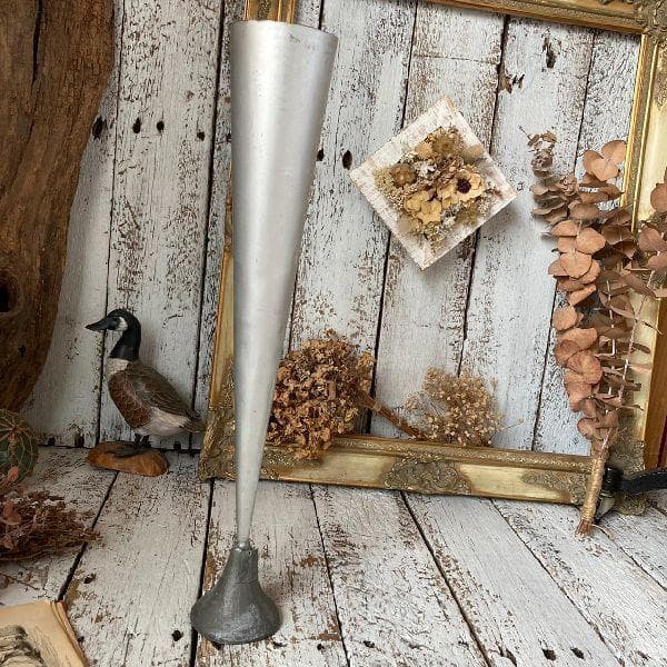 ミニマルな メタル フラワーベース*花瓶 花器 ドライフラワー 花入*シンプル