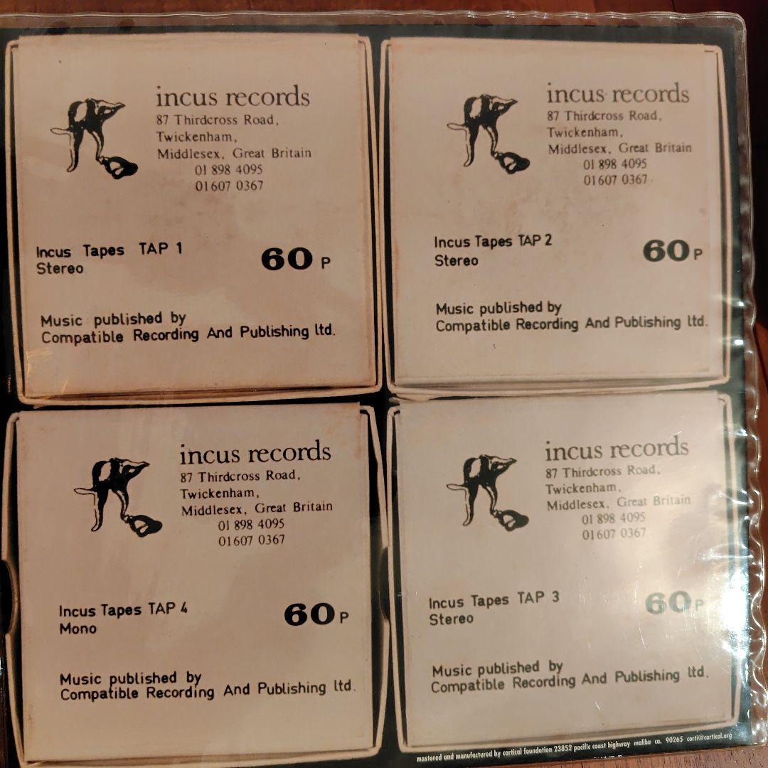 Derek Bailey / Incus Taps レコード