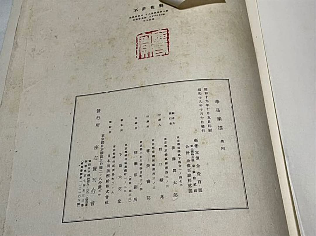 華岳素描　村上華岳　大型図録　希少本