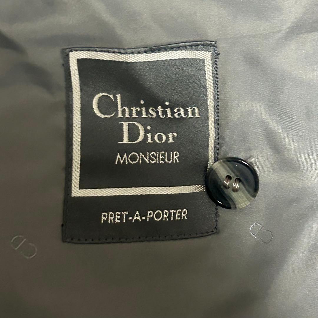 【美品】クリスチャンディオール　セットアップ　ダブル　グレンチェック　 L相当