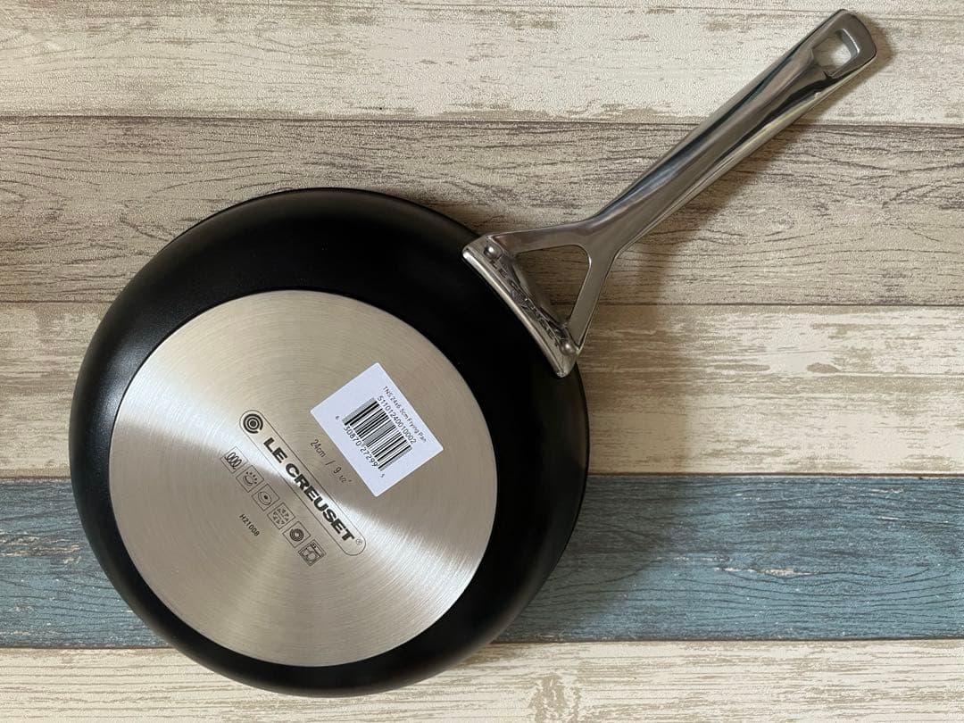 ル・クルーゼTNS ディープ・フライパン 24cm NC ガラス蓋つきセット