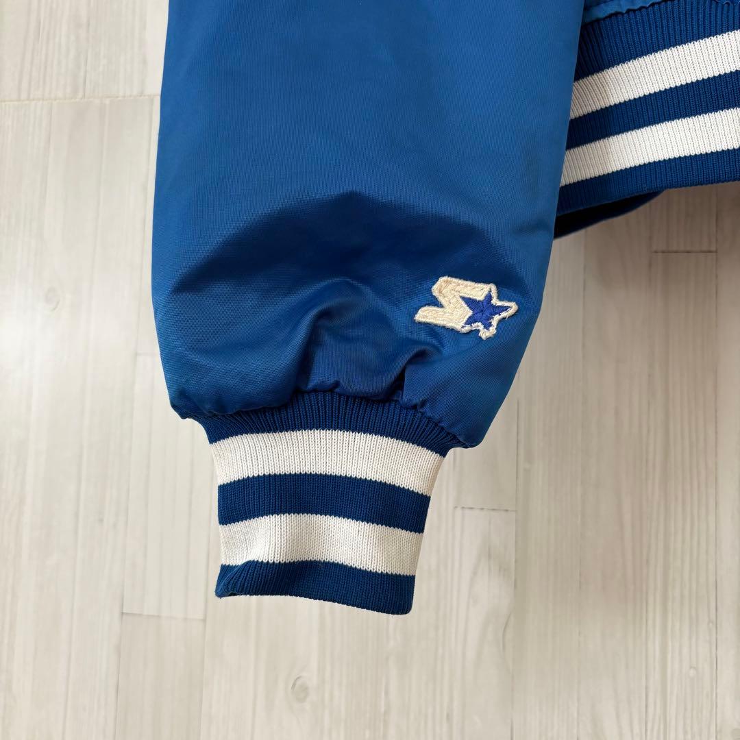 80s STARTER スターター ロイヤルズ スタジャン ブルー 刺繍 ロゴ