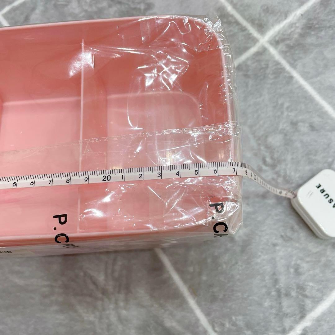 大人気❣️衣類収納 ケース 2個セット下着 靴下 インナー 小物　ピンク