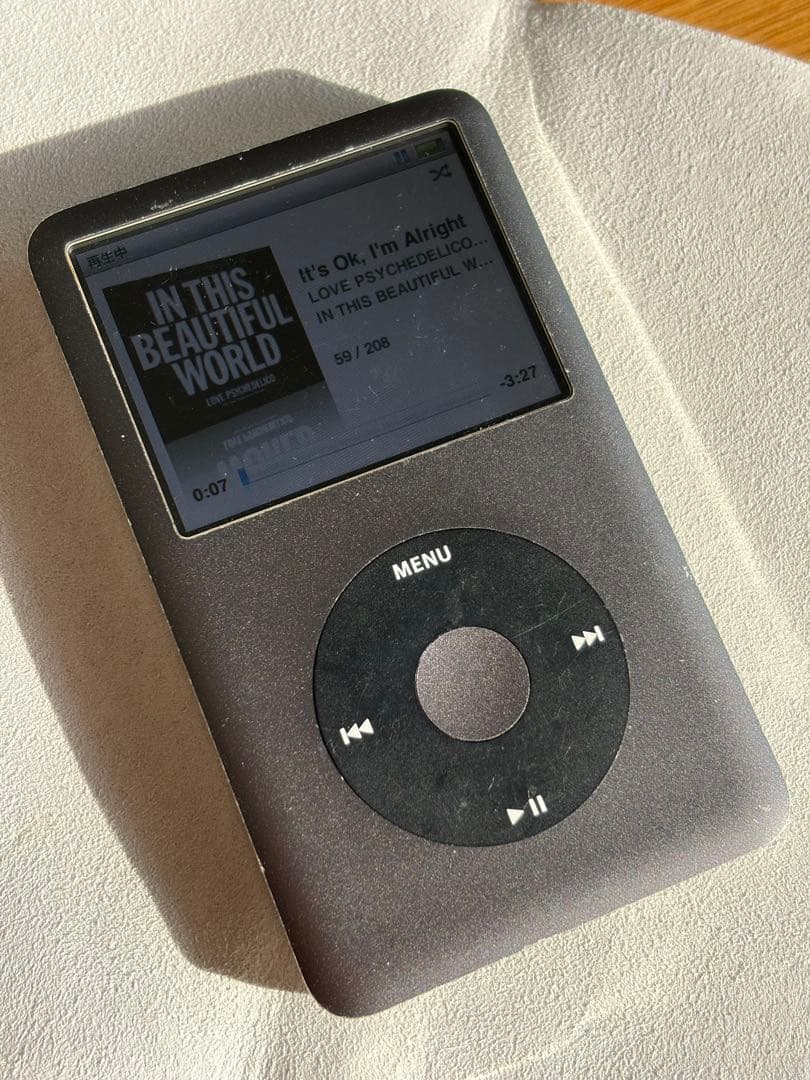 【整備品】Apple iPod Classic 第6世代 120GB A1238