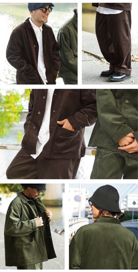 WAIPER.inc コーデュロイ ユーティリティジャケット【WP1152】