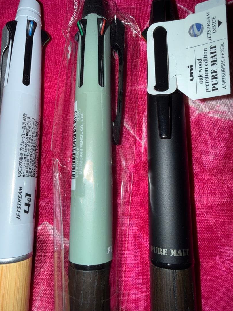 ４色ボールペン ジェットストリーム　各種5本セット