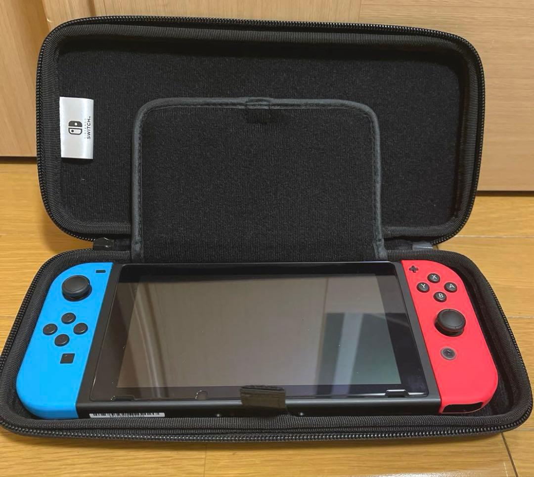 Nintendo Switch 本体 (収納ケース、SDカード128G付き)