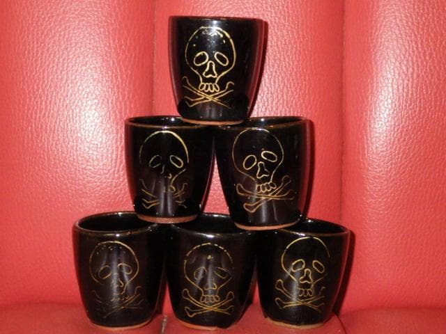 50'S★NAME YOUR POISON★スカル★デカンタ★ビンテージ★毒瓶