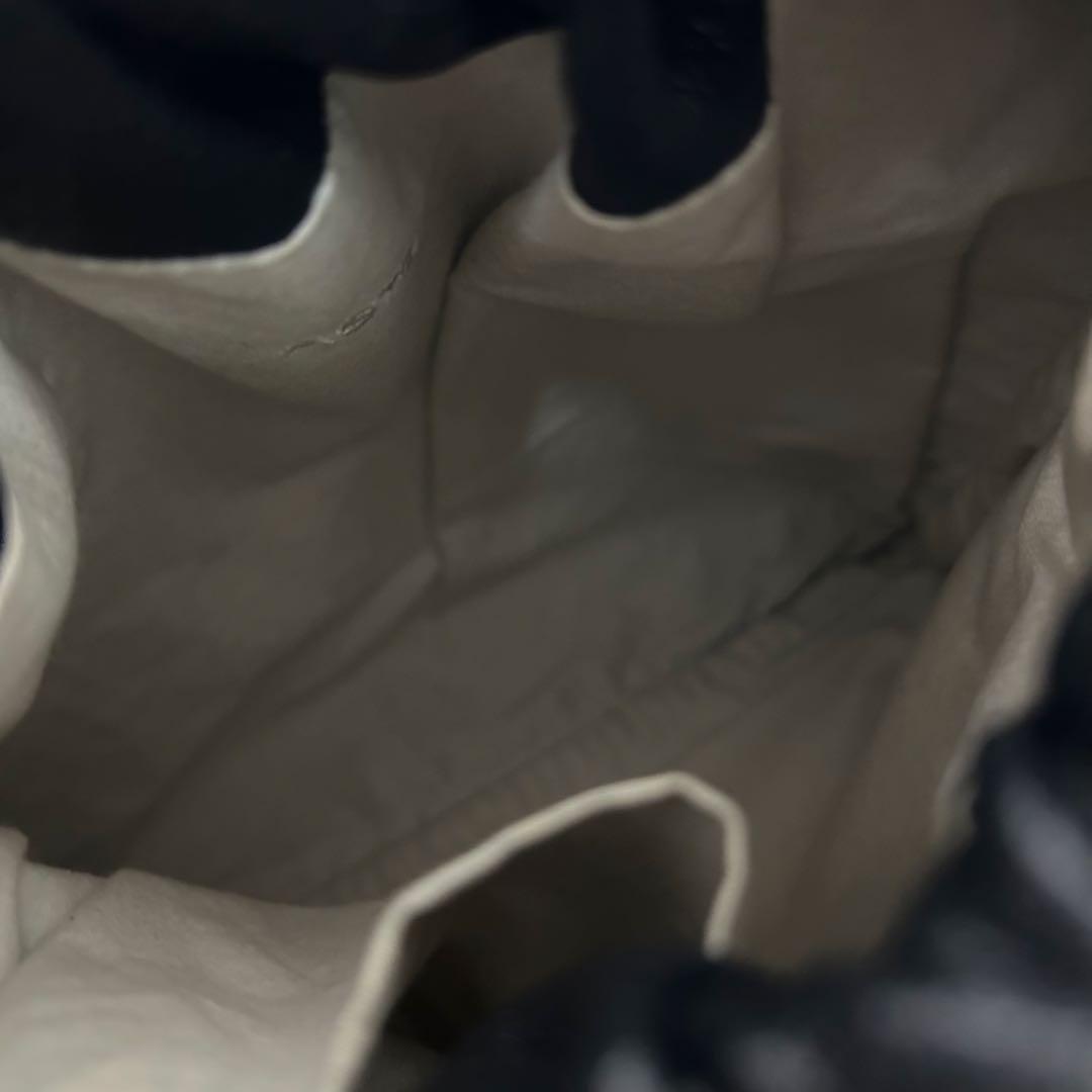 【美品✨巾着/2way】アエタ　ワンショルダー　ハンドバッグ　レザー　ブラック