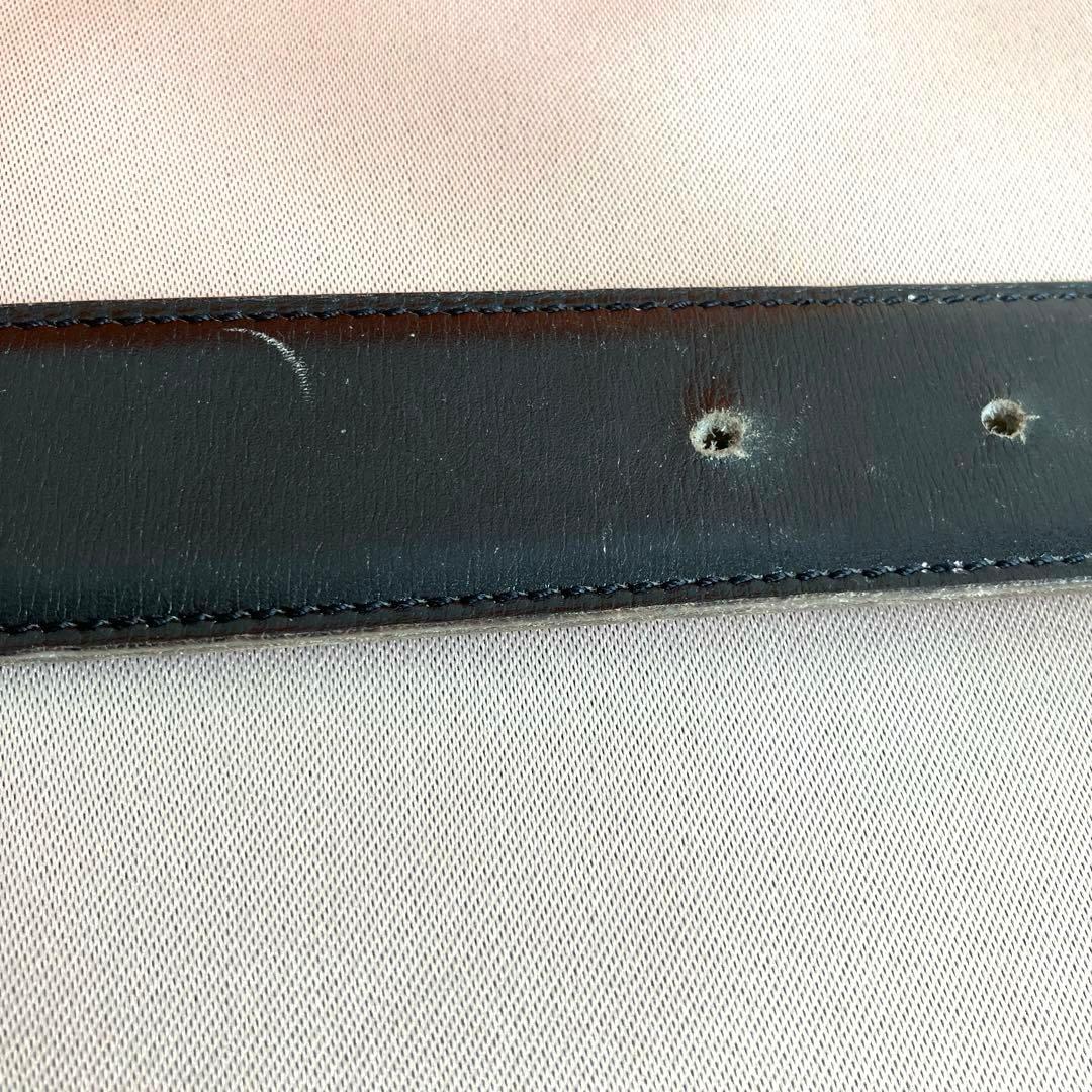 HERMES エルメスブラウンレザーベルト H型バックル　リバーシブル