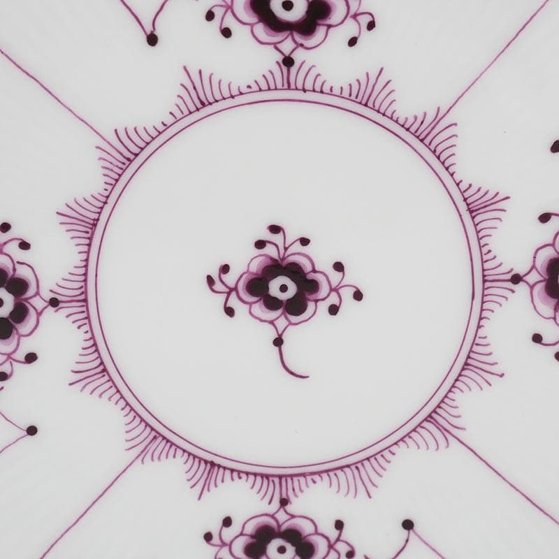 ロイヤルコペンハーゲン バーガンディ フルレース プレート 17.5cm #2