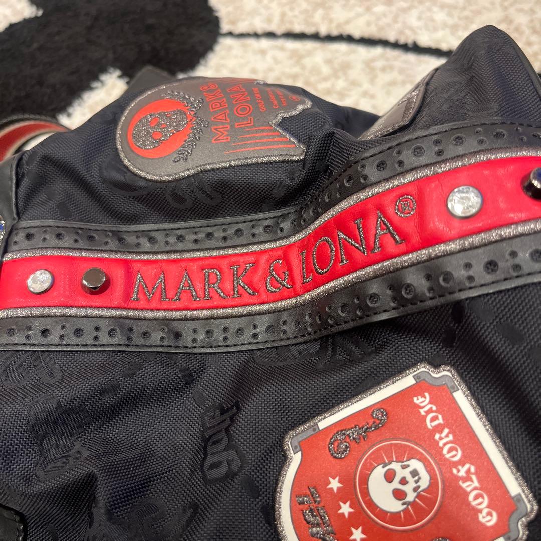 MARK&LONA ブラック ゴルフバッグ