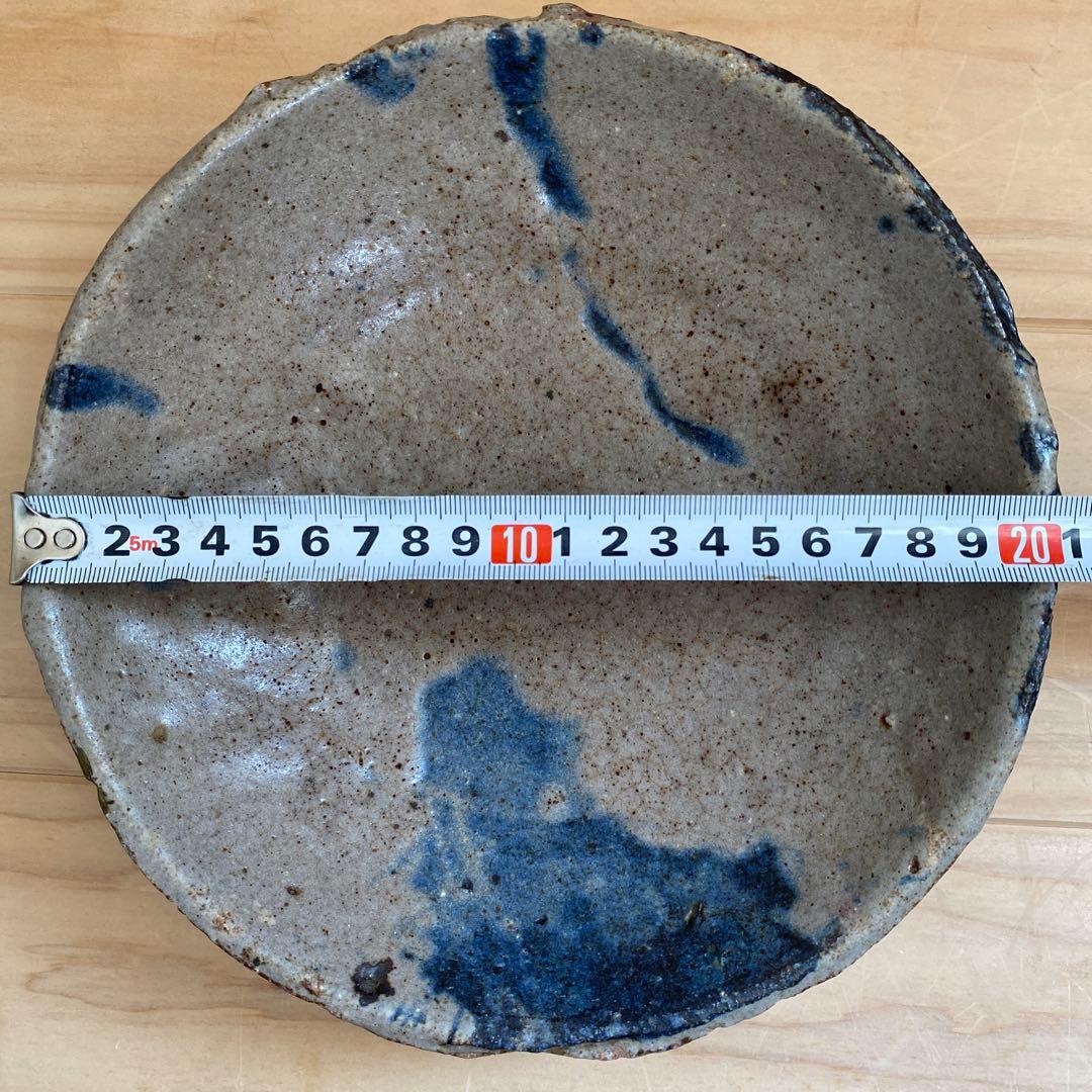 小野哲平　大皿④金継跡有