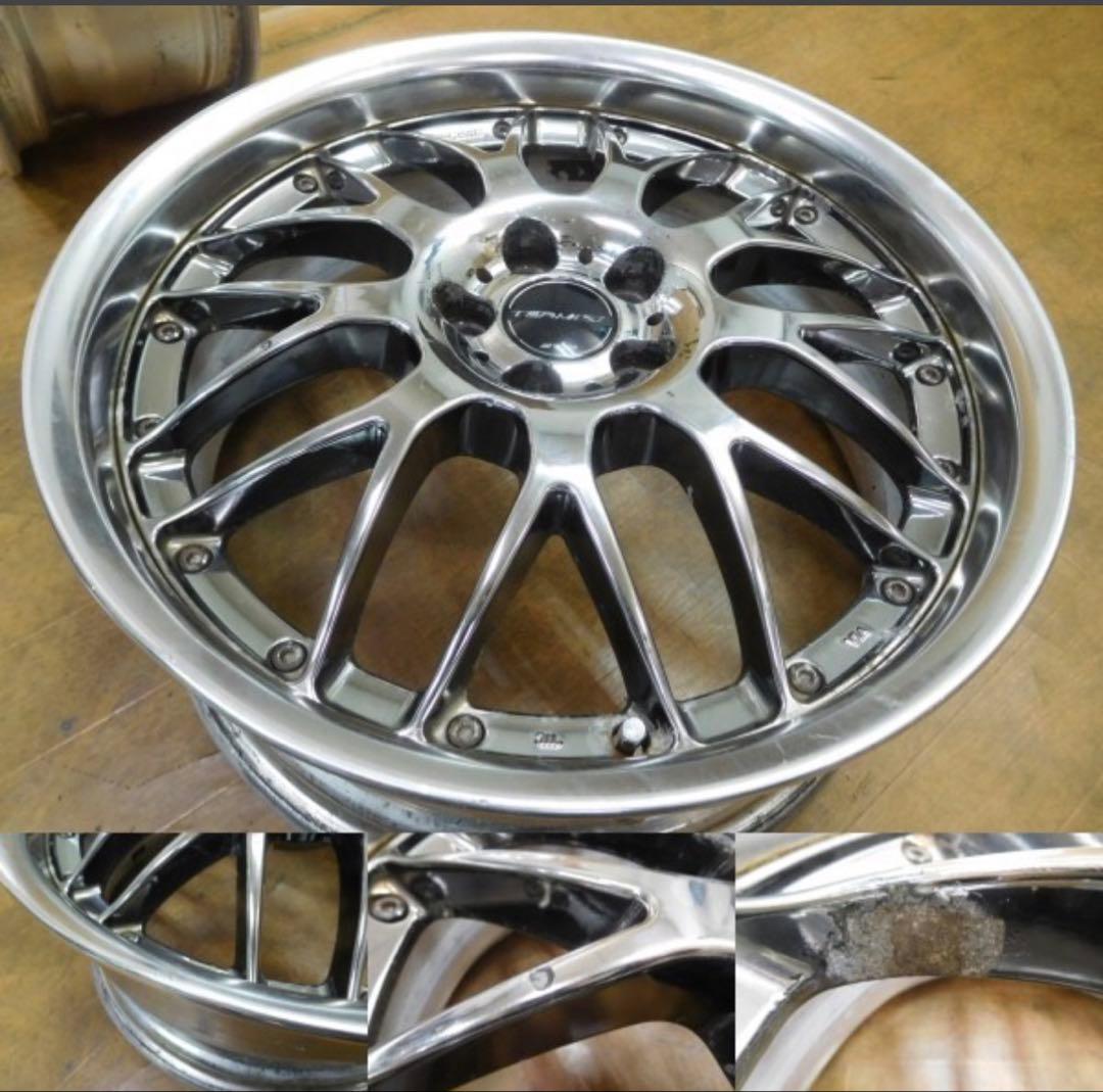 ★ワーク ターミスト TM1★18in7.5J+45 PCD100-5H★