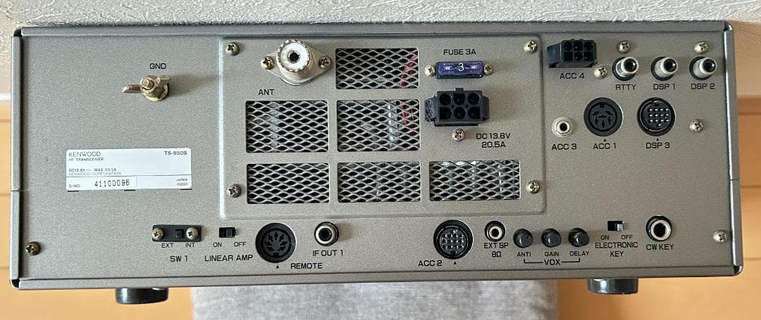 し*な様 TS-850SでFT8等デジタル通信スタートセット