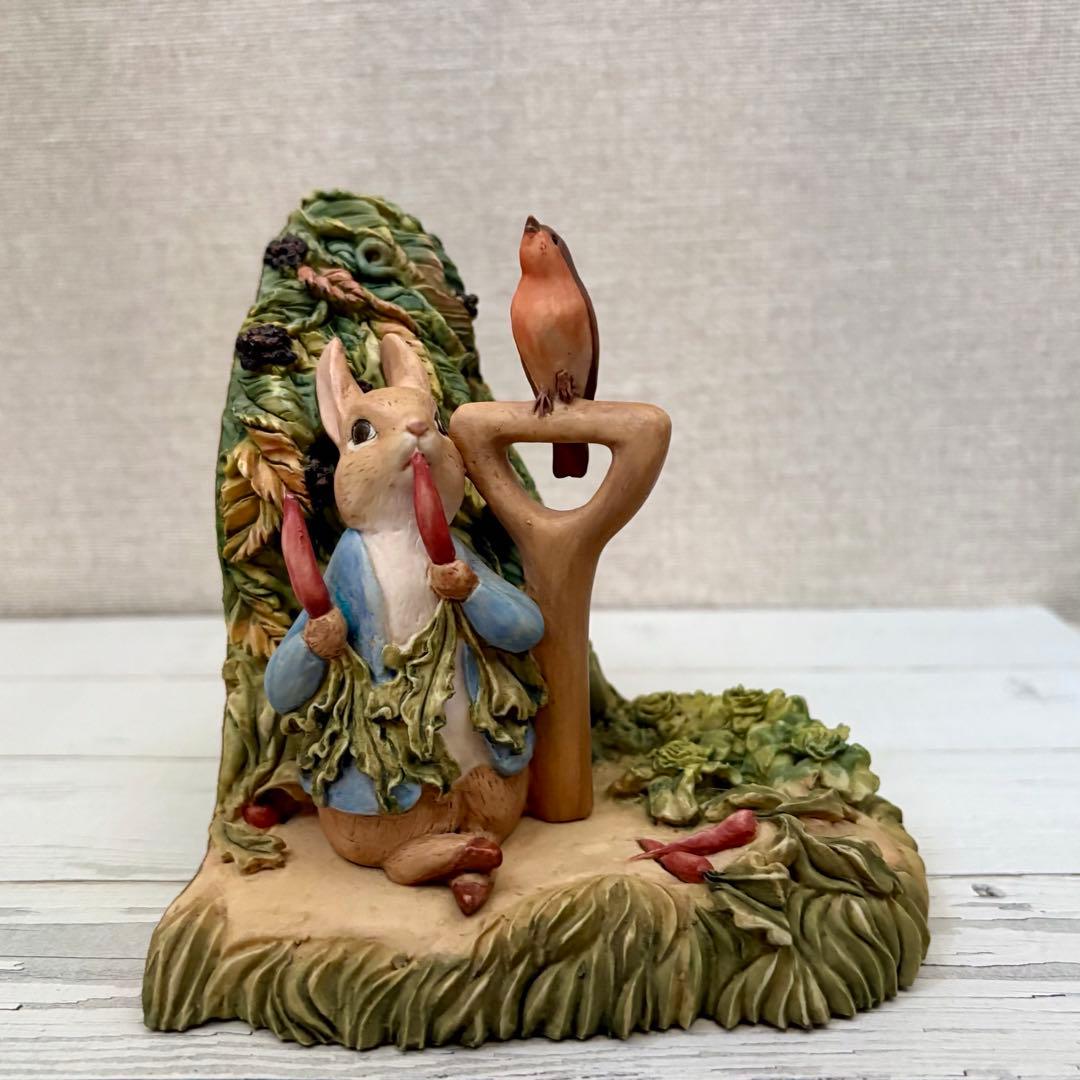 ピーターラビット　ボーダーファインアーツ　【ピーターラビットのブックエンド】