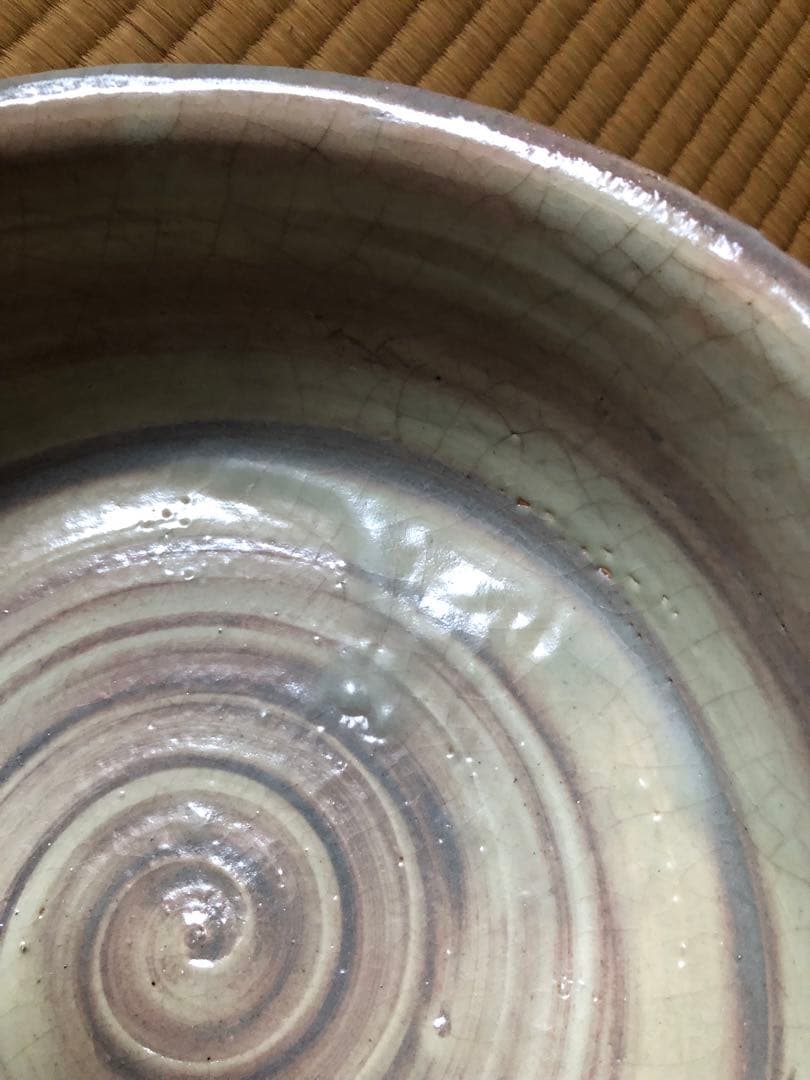 粉引　平水指　小川哲男　氏作　共箱入