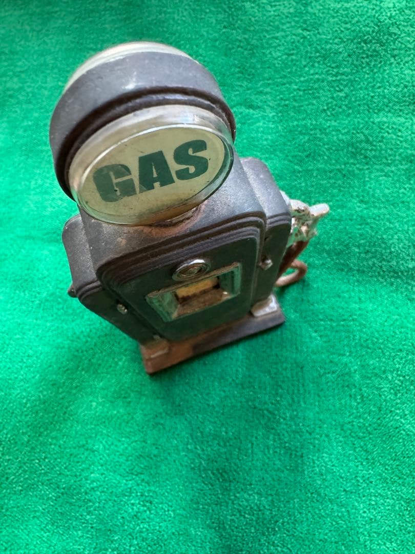 【レア・アンティーク】GAS ガソリンスタンド　置物