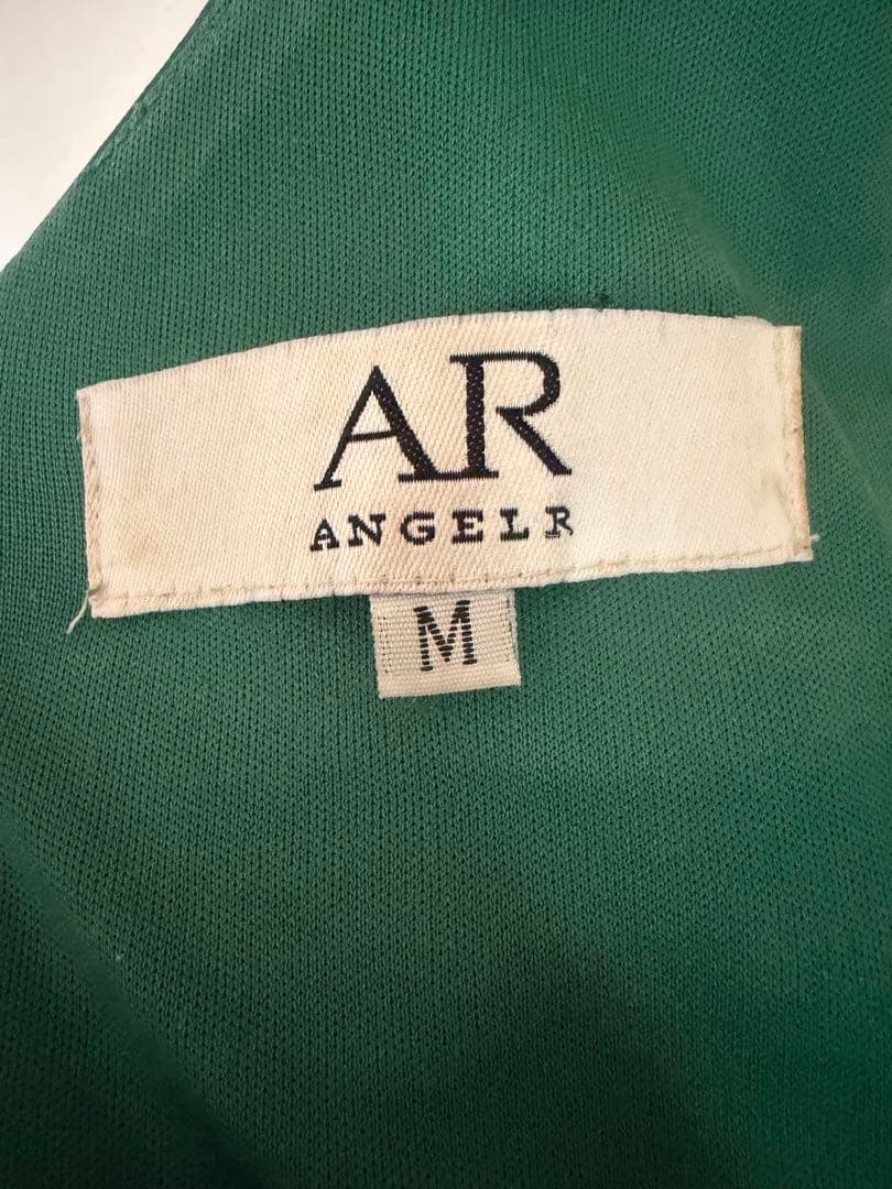 エンジェルアール グリーン ビーズ装飾 ドレス M