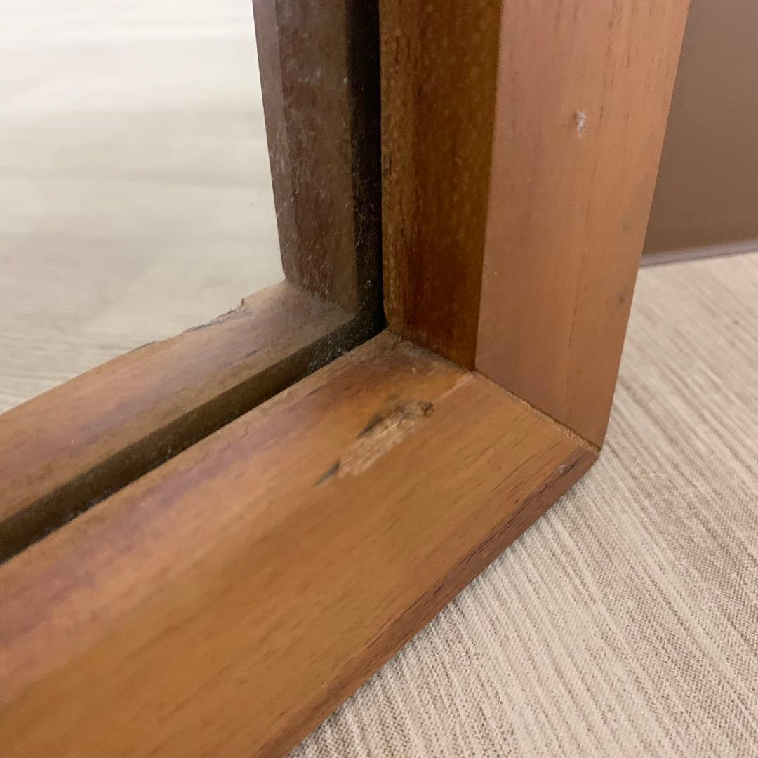 unico BREATH チーク無垢材 ウォールミラー