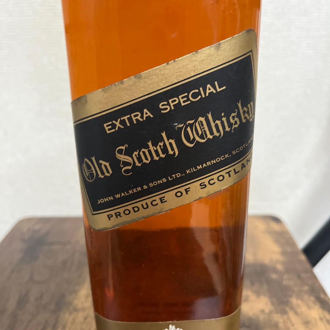 未開封　ジョニーウォーカー ブラック　金キャップ 白紋章　黒ラベル　古酒　希少