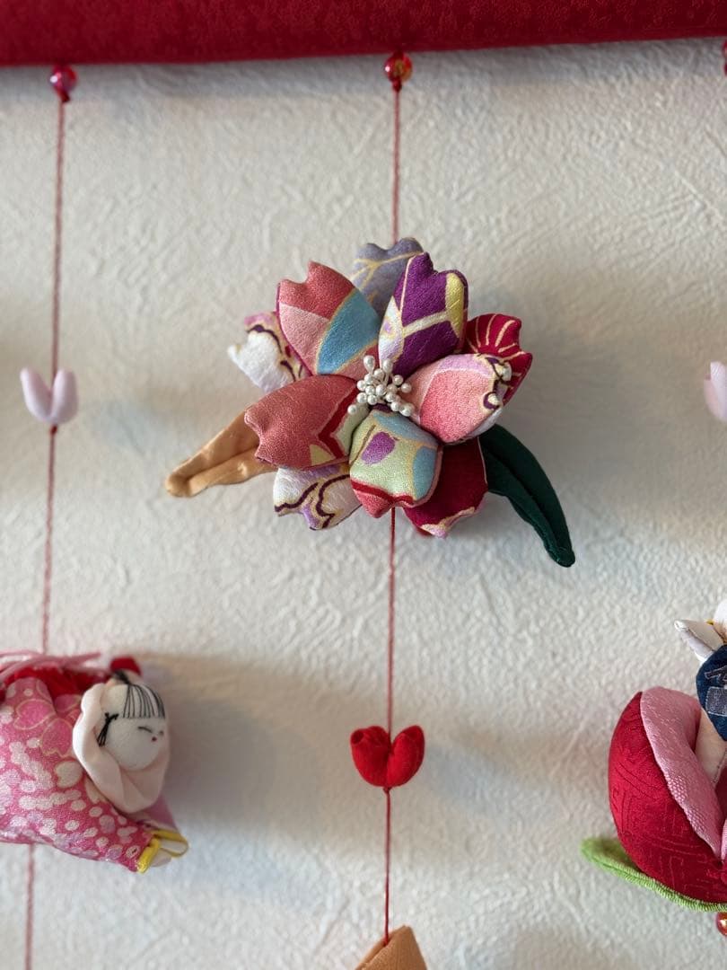 可愛いつるし雛No.191 壁掛けタイプ・ひな祭り・桃の節句・さげもんつるし飾り