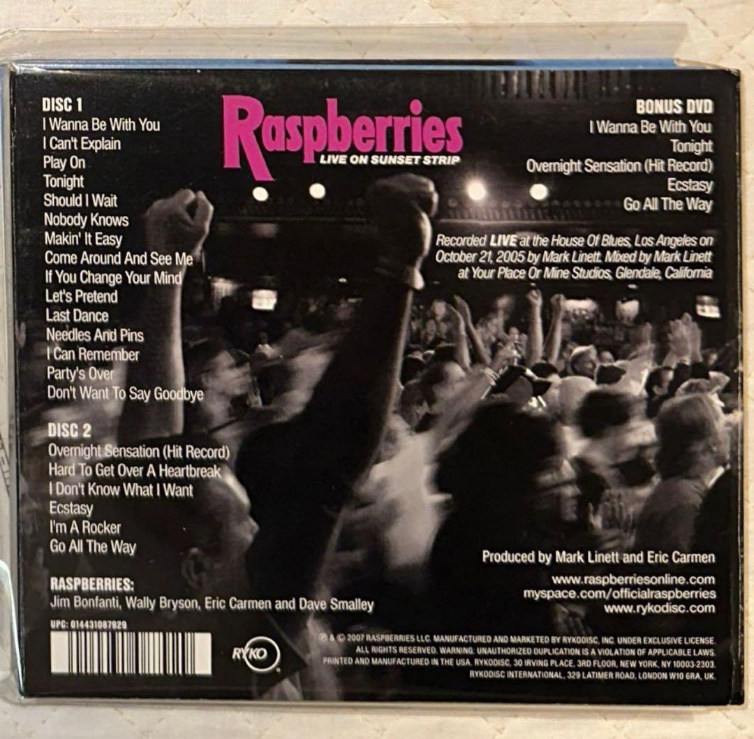 2CD＋DVD！ラズベリーズ / LIVE ON SUNSET STRIP