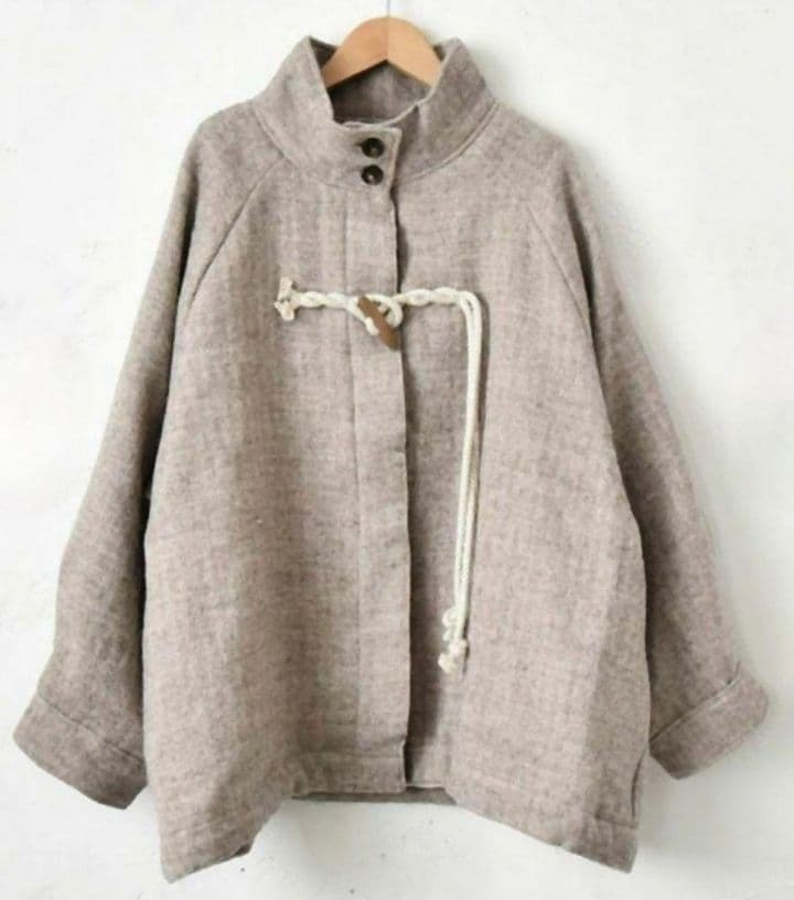 も*も様 【新品】tumuguツムグ シェットランドウールリネンヘリンボンショー