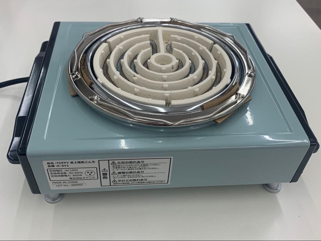 【美品】Toffy 卓上電気こんろ　K-SV1-PA